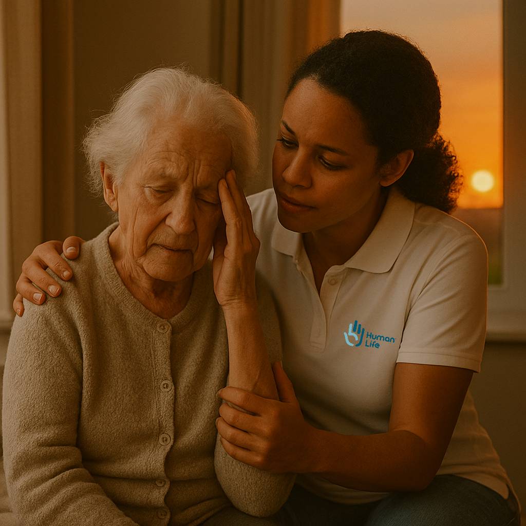 Síndrome do pôr do sol em idosos com demência: o que é e como lidar em casa