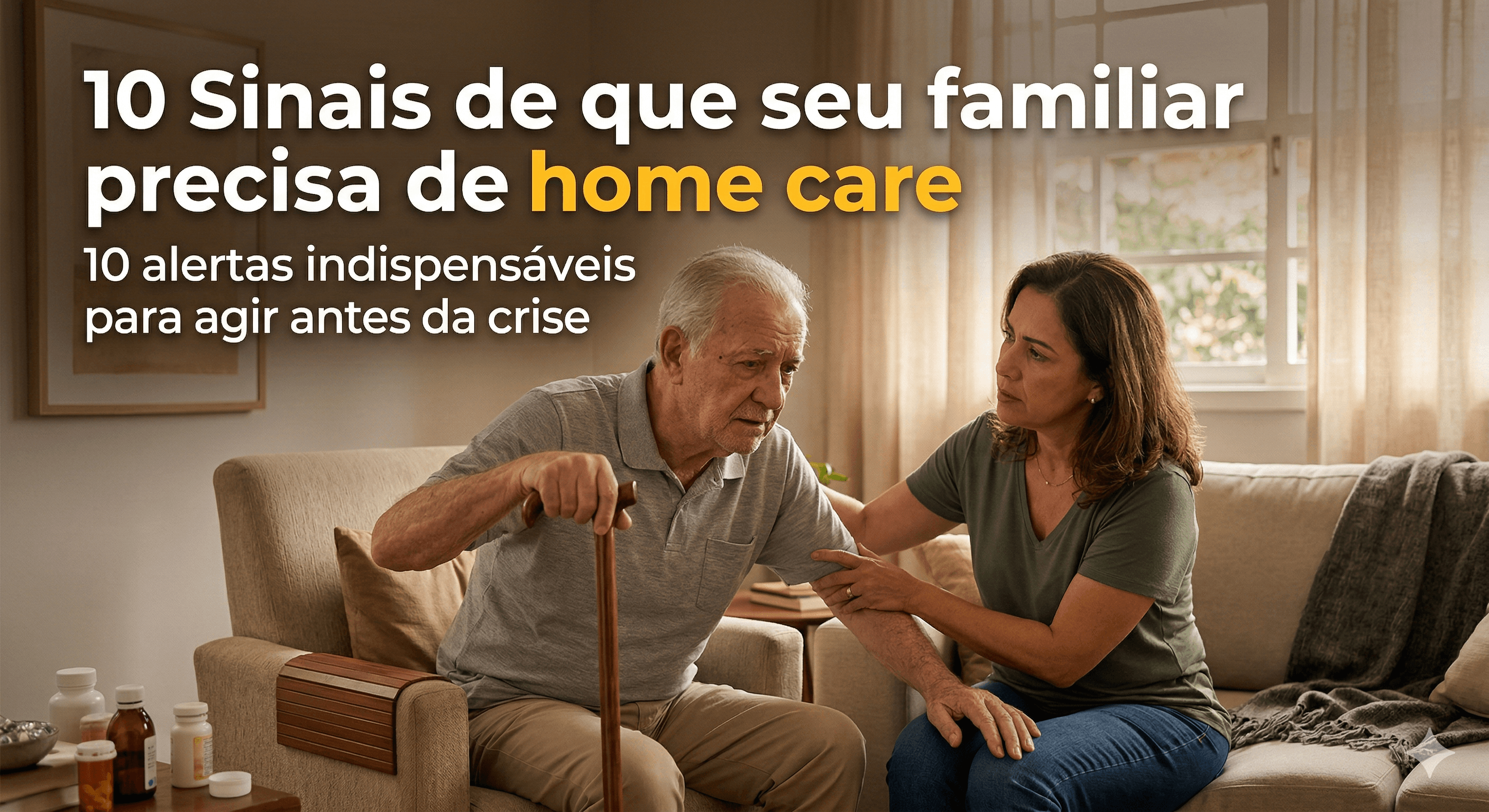 10 Sinais de que seu Familiar Precisa de Home Care