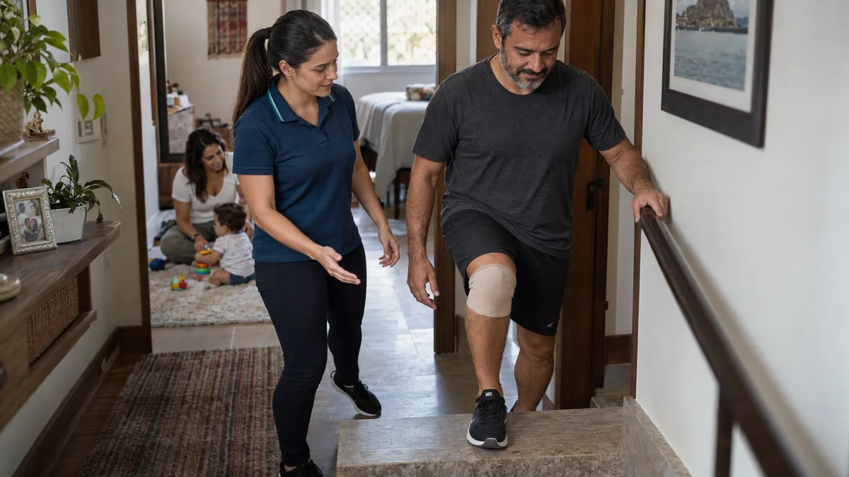 Fisioterapia em casa não é só para idosos: pós-operatório, lesões, doenças respiratórias e crianças